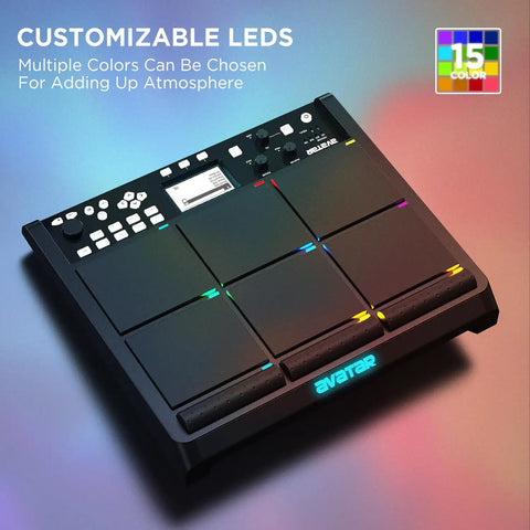 Gig Ready Sample Pad For Drummers With 1000 Built In Sounds And 32GB Storage Onboard FX Customizable LEDs And 5 Timbral Layers