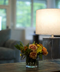 Living room lamp and flowers with Pro Series A21 3-Way LED Bulb 40/60/100W Equivalents For Real Brightness, soft lighting