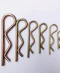 15 Piece Heavy Duty Hitch Pins Set R Clips Cotter Pins, Spring Retaining Wire Hair Pins, Strong Spring Tension, Large M3x60mm Zinc Plated For Trailer