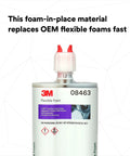 Foam In Place Urethane 10 To 1 Expansion Closed Cell Moisture Resistant Fast Cure Sound Deadening Insulation 200 Milliliters Cartridge image