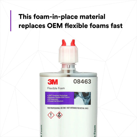 Foam In Place Urethane 10 To 1 Expansion Closed Cell Moisture Resistant Fast Cure Sound Deadening Insulation 200 Milliliters Cartridge image