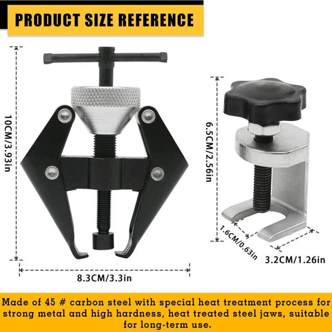 All In One Wiper Arm Puller And Battery Terminal Removal Tool For Bolted Windshield Wiper Arms That Slip Over A Tapered Spline And Battery Posts