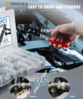 120 Piece Spring Band Hose Clamps Set 6mm To 25mm With Swivel Flat Clamp Plier Constant Tension Steel Clips For Fuel Lines Silicone Vacuum Hoses In A Sturdy Grey Storage Case Pro Grade Heavy Duty in use
