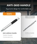 Comparison of anti-skid handle vs ordinary handle for Heavy Duty Permanent Magnet Lifter With Quick Release Handle For 6600 Pound Steel Plates And Round Bar Hoist Tool.