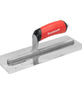 Stainless Steel V-Notch Trowel 3/16 In X 5/32 In Notch, 11 In Blade, Mirror-Polished Non Rust Trowel With Pro-Grade Soft-Grip Handle