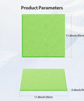 12 Pack Square Acoustic Foam Panels Self Adhesive Sound Dampening Wall Tiles For Home Studio Or Apartment Easy Peel Stick And Dead Quiet Setup High Performance dimensions shown