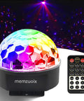 Disco Ball DJ Strobe Light With 6 Color Modes, 7 Inch Big Size, Sound Activated Party Light With Remote, Plug And Play