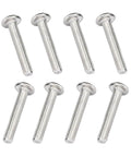 30 Piece M6 30mm Flat Head Hex Socket Cap Screws Bolts In 304 Stainless Steel 18 8 Fully Threaded Hex Drive Fasteners