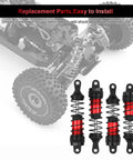 WLtoys 4 Pack RC Oiled Shocks Absorber Set For 1/12 1/14 1/16 Off Road Buggy Cars Fits 144001 124019 124018 MJX SCY