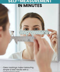 PD Ruler For Eyeglasses Pupillary Distance Tool Handy Lightweight Optical Gauge used for self-measurement in mirror