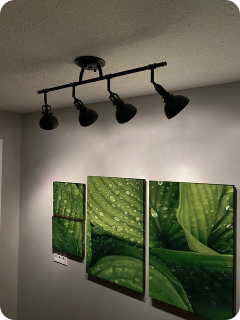 Dope Industrial Style 23 Inch 3 Light Track Lighting With Adjustable Directional Spotlights Bronze Finish For Kitchen And Hallway