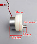 DC Gear Motor 3-9V Slow Speed 2.5-11 RPM Micro Geared Motor with dimensions labeled, side view showing plastic gearbox