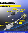 Chevy Malibu Front CV Axle Shaft Assembly Pair For 2016 2017 2018 Malibu And 2018 2019 LaCrosse AWD FWD L4 1.5L 2.5L Includes Driver And Passenger Sides diagram