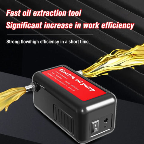 Wireless 21V 140W Rechargeable Oil Transfer Pump With Beast Power Suction For Cars Boats Helicopters Motorcycles And Outdoor Equipment, compact black unit