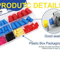Awesome 42 Piece Silicone Tapered Plug Kit For Coating And Painting Jobs High Temp Resistant Stoppers In 8 Sizes From 1/16 To 5/8 Inch That Seals Like A Boss, plastic box set