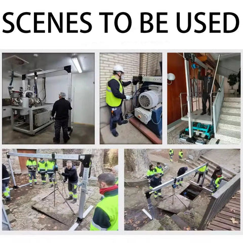 Heavy Duty Portable Gantry Crane With Four Thousand Pound Lift Capacity Adjustable Boom Shop Hoist Built Like A Tank For Tight Garages And Rough Job Sites in various work settings.