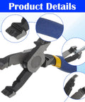 All Purpose Screw Extractor Pliers With Non Slip Serrated Mouth For Stripped And Rusted Screws And Fasteners, detailed view