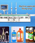 Rock Solid Automatic Double Head Liquid Filling Machine With Dead Simple Plug And Play Interface And No Fuss Adjustable Speed for smooth assembly line bottling.