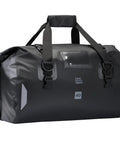 Waterproof Motorcycle Dry Bag Tail Pack Duffle Luggage 40L With Quick Release Straps for Touring Adventure Camping Dustproof Ride Ready Rugged Black