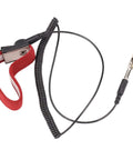 Anti Static ESD Grounding Wrist Strap Adjustable Antistatic Bracelet, wine red, double circuit, for electronics assembly.