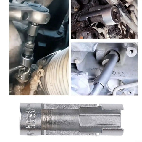 3/8 Inch Drive Open End Crowfoot Wrench Set 10-18mm in use on diesel injector lines with heavy duty chrome vanadium socket.