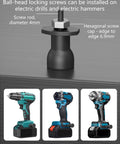 Ball-head locking screw with 4mm screw rod, compatible with electric drills and hammers, features hexagonal screw cap.