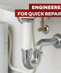Self Fusing Silicone Tape Pro White Heavy Duty Plumbing Tape For Leaks Radiator Hoses on sink pipe for quick repair