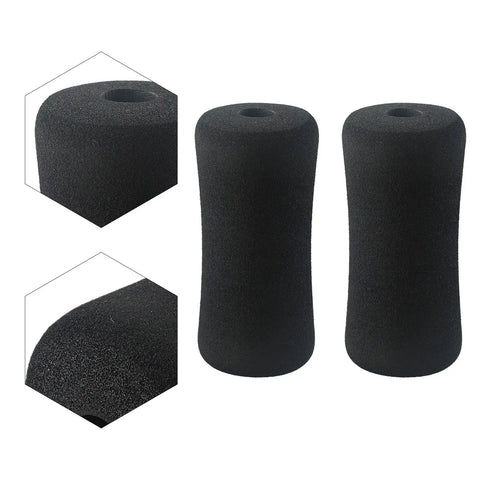 Foot Foam Roller Replacement Pads For Leg Extension And Curl Machines And Weight Benches In Home Gyms Must Have High Density Foam 7 Inch Black