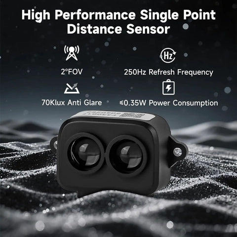 High Precision Lidar Sensor 0.2m To 8m Range For Arduino Raspberry Pi UNO R3 STM32 Pixhawk ESP32 LoRa on textured surface