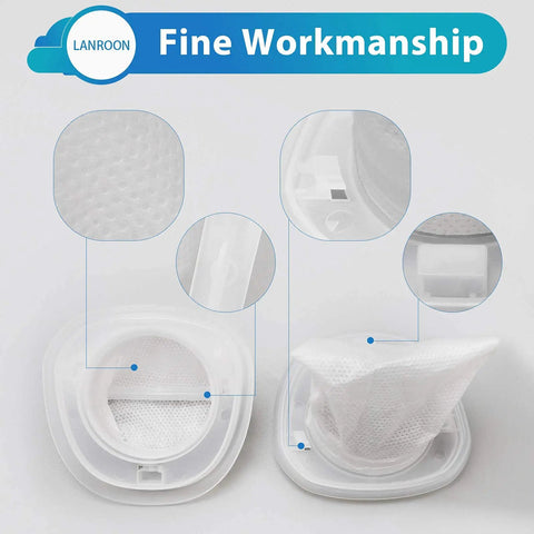 HNVCF10 Vacuum Filter For Black And Decker Hand Vacuums, 6 Pack showing close-up texture and filter details
