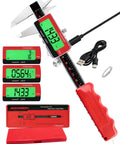 6-Inch Digital Caliper With USB-C Rechargeable Backlight LCD, Plus Or Minus 0.001 Inch Accuracy, stainless steel tool kit