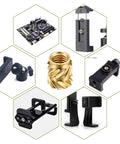 150 Pieces M3 Knurled Threaded Inserts For 3D Printing Heat Set Brass Nuts For Embedding In Plastic Shells Durable No Fuss Install High Temp Rust Resistant