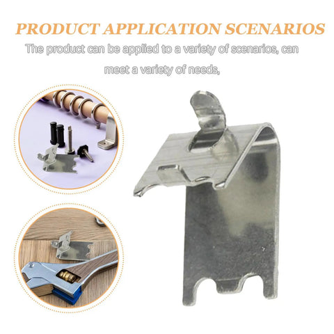 6 Pack Stainless Steel Refrigerator Shelf Clips Easy To Install Long Lasting Support Clamps for Kitchen Shelves Sturdy Fridge Fixers