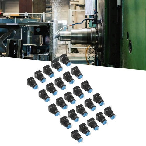 25 Pcs Key Selector Switch Self Locking Silver Metal 2 Positions Machine Tools With Keys And Seal Ring Durable Build Performance Industrial Grade Equipment Big Time Pros Need Zero Headaches Fast Easy Install No Brainer Deal, 16mm