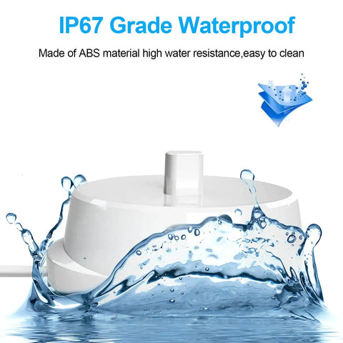 Universal Electric Toothbrush Charger Adapter IP67 waterproof base with water splash, made of ABS material for Oral B models.