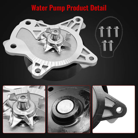 Close-up of water pump from Toyota Corolla 1.8L 2009 2015 Timing Chain Kit With Head Gasket And Water Pump.