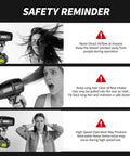 Safety reminders for the Cordless Handheld Leaf Blower Beastly Power 100000 RPM Brushless Motor With Two 3.0Ah Batteries And Fast Charger