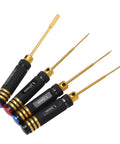 Four Piece RC Screwdriver Set Aluminum Alloy Repair Tool Kit With 1.27mm 1.3mm 1.5mm Hex And 4mm Socket for model maintenance