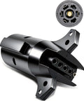 Ultimate 7 Pin To 5 Pin Trailer Adapter For RVs Waterproof And Dustproof Plug With Tool Free Installation