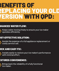 Benefits of replacing your old version with QPD for efficient ice maker performance and cost-effective solutions.