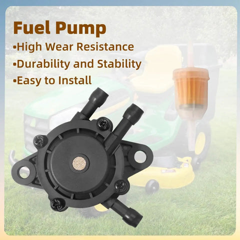 Fuel Pump And Fuel Filter Kit With Fuel Line Replacement For John Deere Lawn Tractors And Honda includes pump filter and line