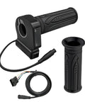 48V Electric Bike Twist Throttle Grip With LCD Voltage Display And Cruise Control 6 Pin Connector For Folding E Bikes