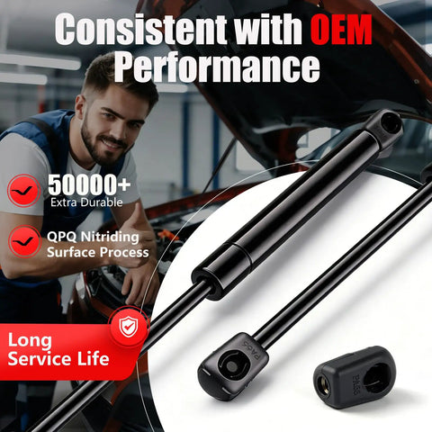 Front Hood Gas Struts Shocks for Dodge Ram 1500 2500 3500 4500 5500 2002 2010 Bonnet Lift Support 4364 2 Pack Direct OEM Replacement