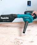 Two In One Blower Vacuum With 145 CFM Air Volume And 203 MPH Air Speed Variable Speed Dial And Trigger For Precise Power