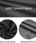 Close-up of 600D Oxford fabric used in Heavy Duty 600D Pizza Oven Cover For Ooni Koda 16 Gas Oven, showing durability and waterproof features.