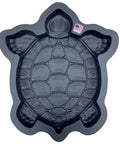 DIY Concrete Stepping Stones Mold Kit With Turtle Statue Texture For Garden Pathway, black reusable plastic stone mold