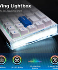65 Percent Layout Hall Effect Magnetic Switch Mechanical Gaming Keyboard With 8000Hz Polling Rate Smooth As Butter Response And Built Different Durability For Casual To Pro Gamers with RGB lighting effects.