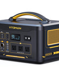 Jump1500X Portable Power Station with 828Wh LiFePO4 Battery, solar generator, jump start, and 1500W AC outlet, angled view
