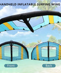 Inflatable Wind Wing For Kitesurfing 4m2 5m2 6m2 Sizes Built Tough In Oxford Cloth With Rugged TPU for adults and beginners.