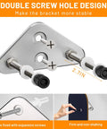 Dope Six Pack Aluminum Skateboard Wall Mount Hanger with two screws and double hole design, rust-resistant for easy display and storage.